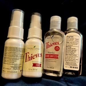 2x 1oz Thieves Waterless Hand Sanitizer AND 2x 1oz Thieves Spray (ALL UNOPENED!)